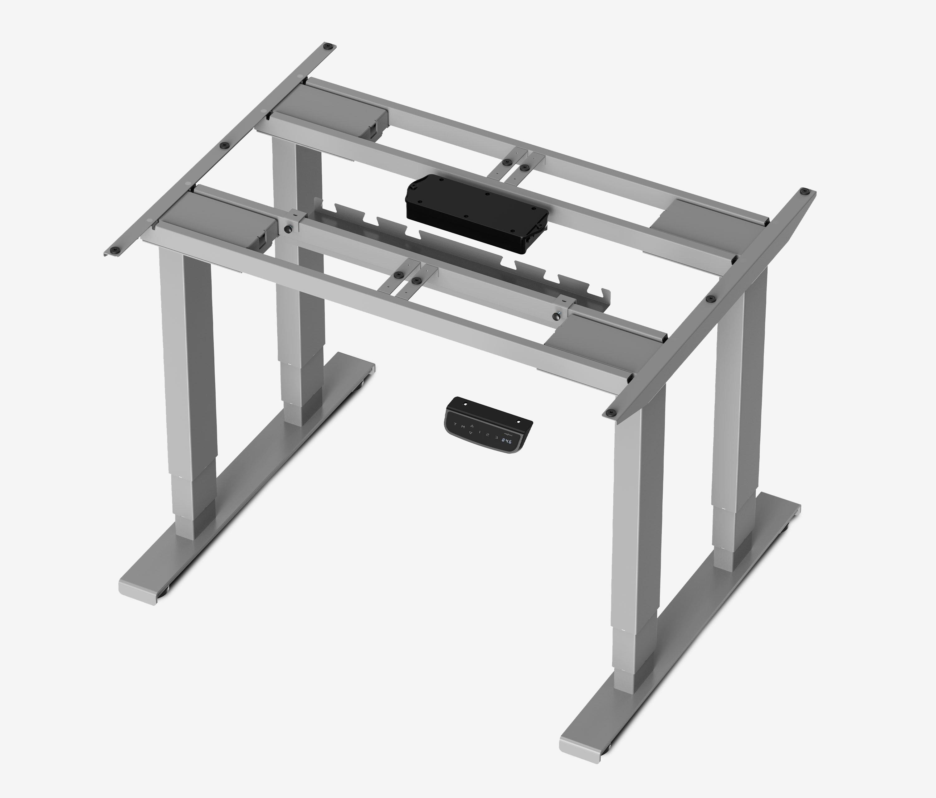 PRIMUS Schwerlasttisch, 2000 x 800 mm Grau Buchen Echtholzplatte