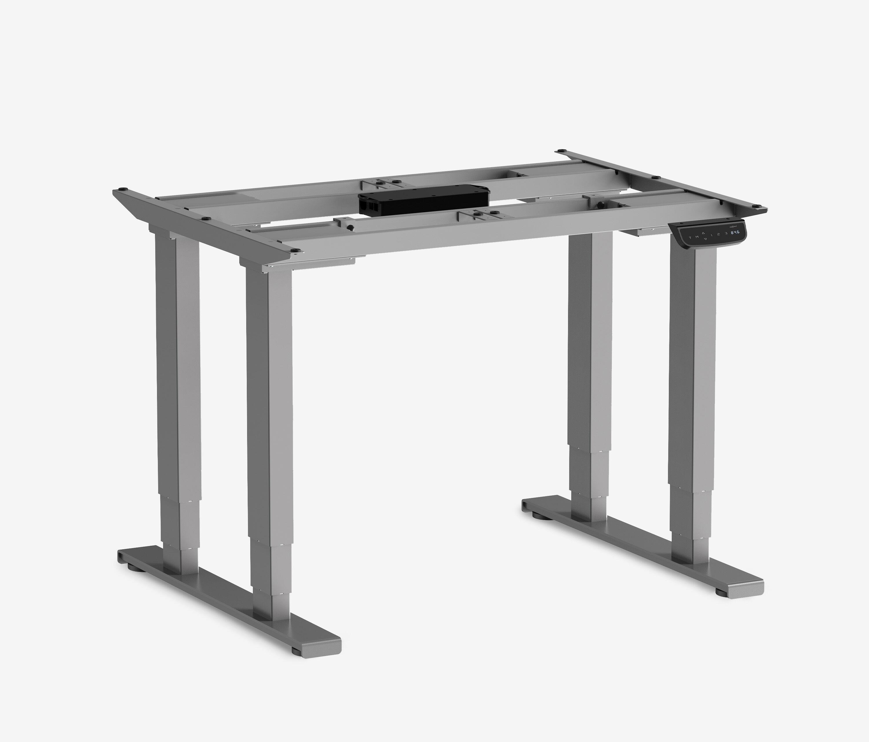 PRIMUS Schwerlasttisch, 2000 x 800 mm Grau Buchen Echtholzplatte