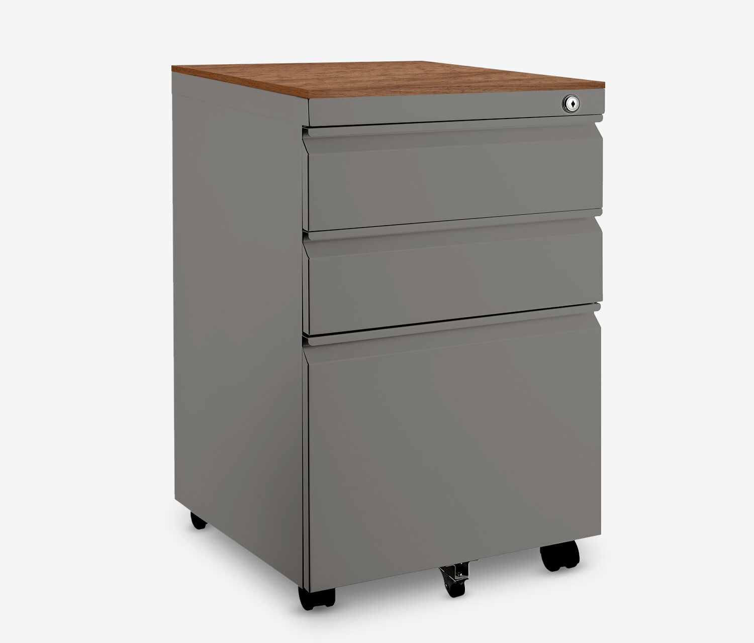 Contenitore a rotelle in metallo