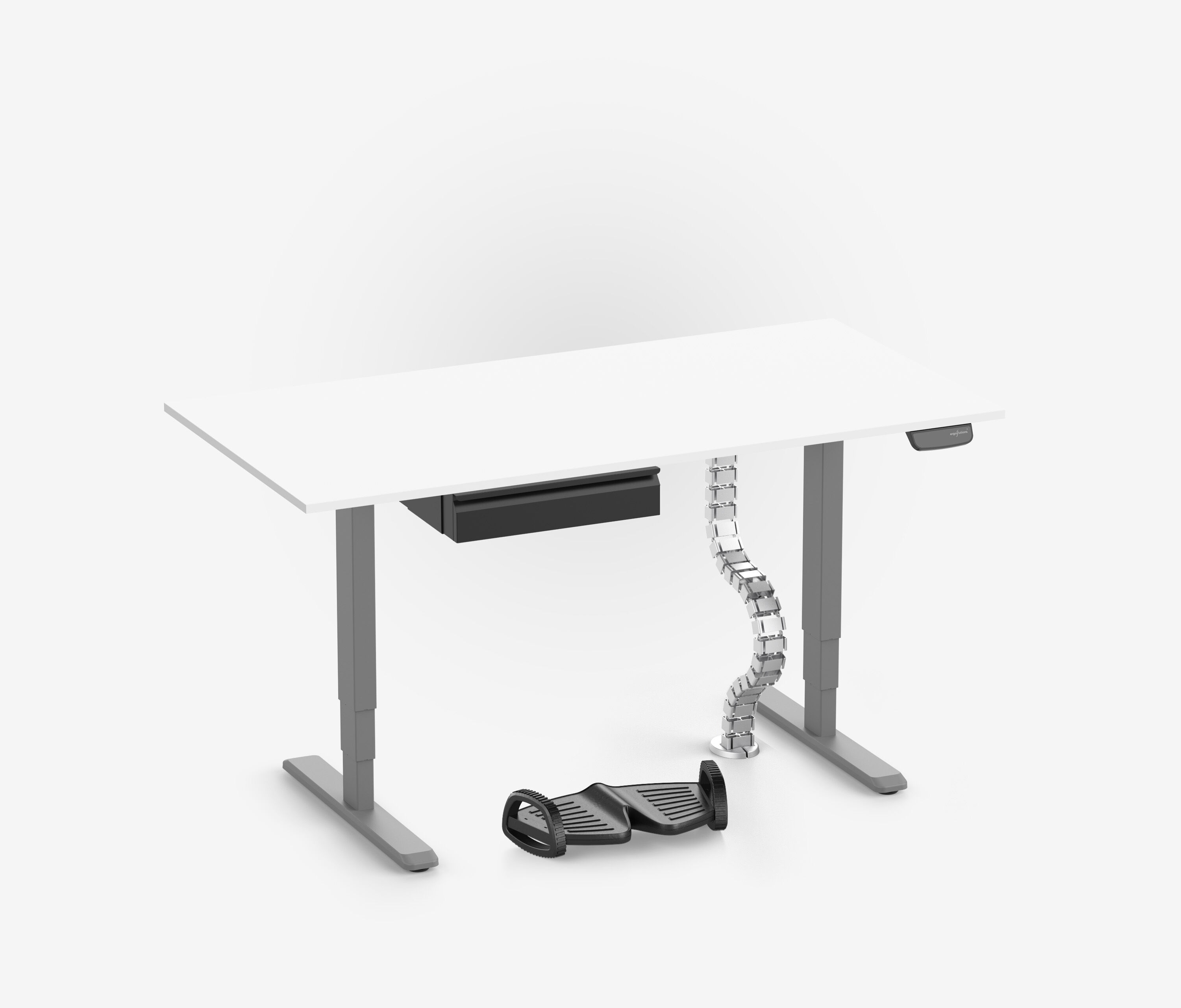 PRIMUS + cassetto, serpentina per cavi e poggiapiedi