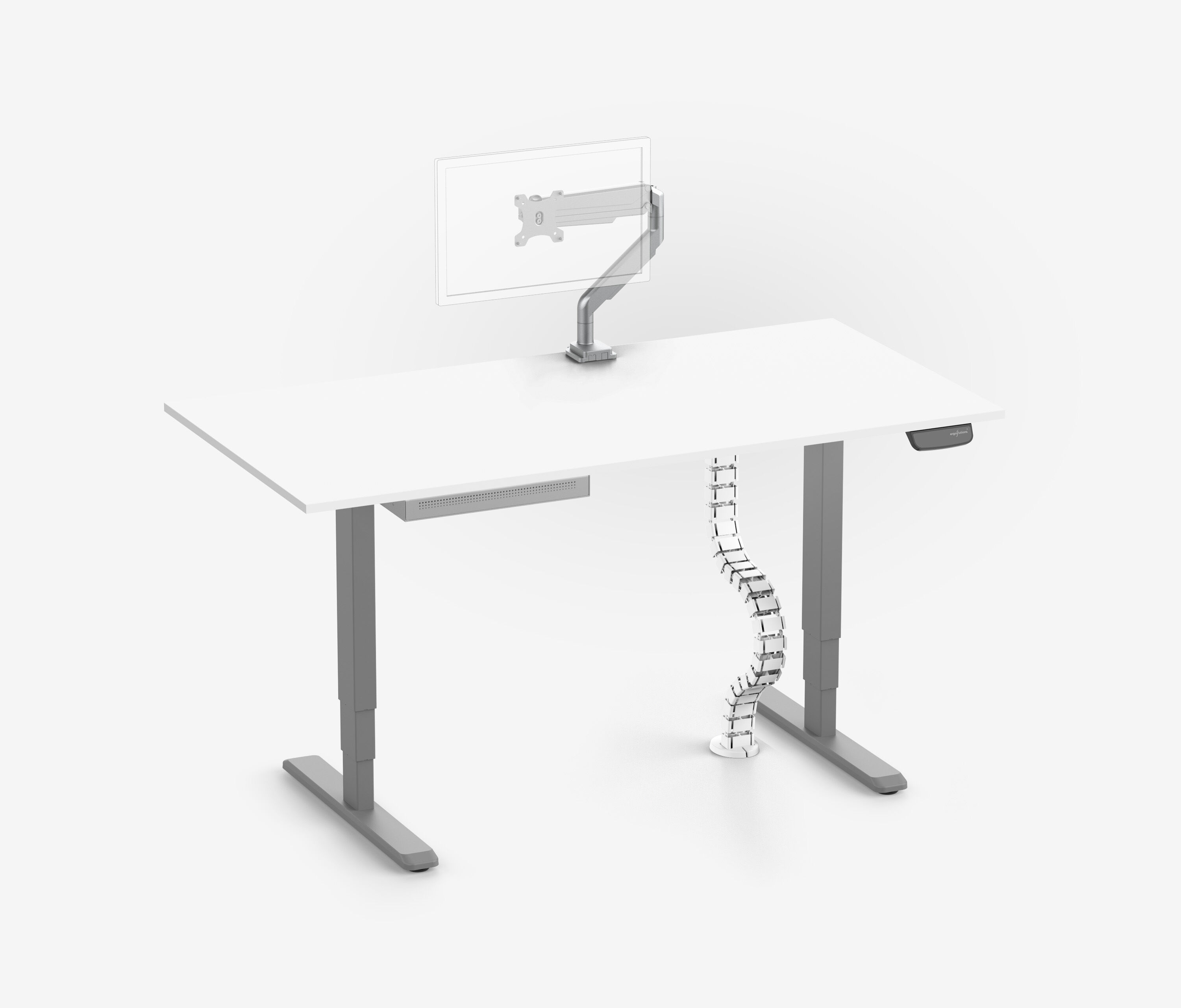 PRIMUS + cassetto Slimline, serpentina per cavi e supporto