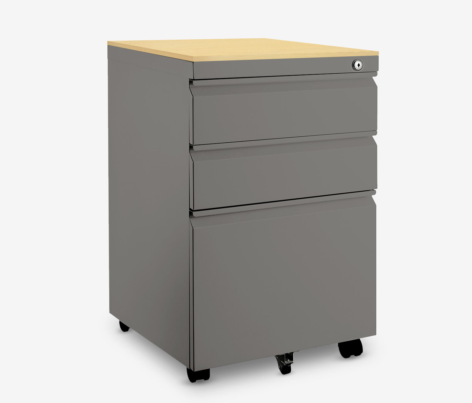 Contenitore a rotelle in metallo