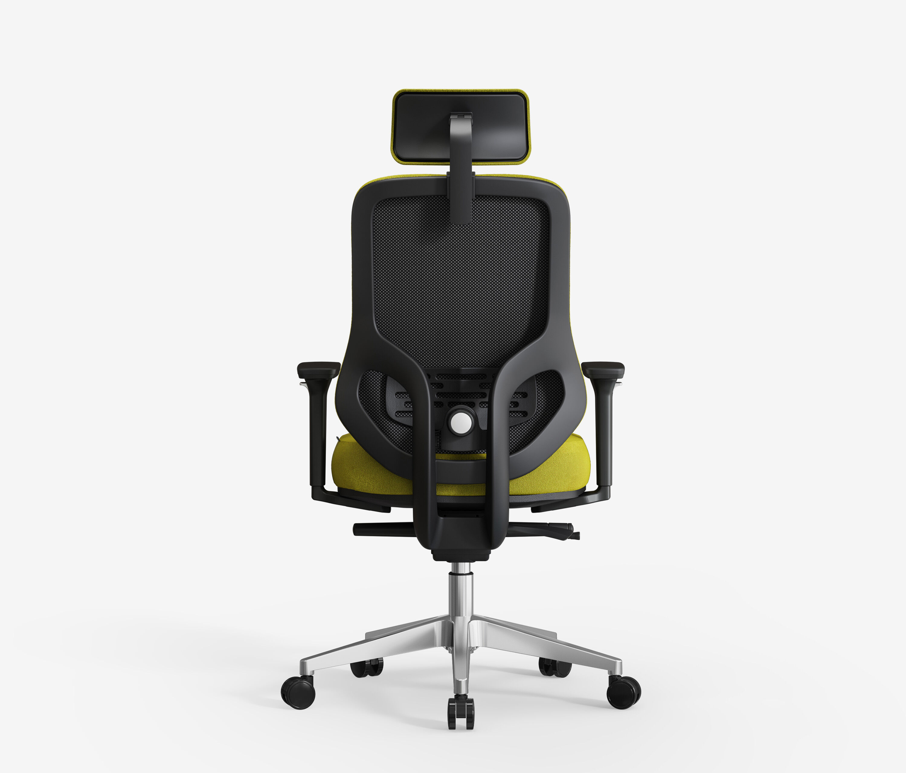 Sedia girevole da ufficio SENTA - Molla & Altezza seduta: Normale, altezza seduta 45 - 55 cm | Colore: Verde