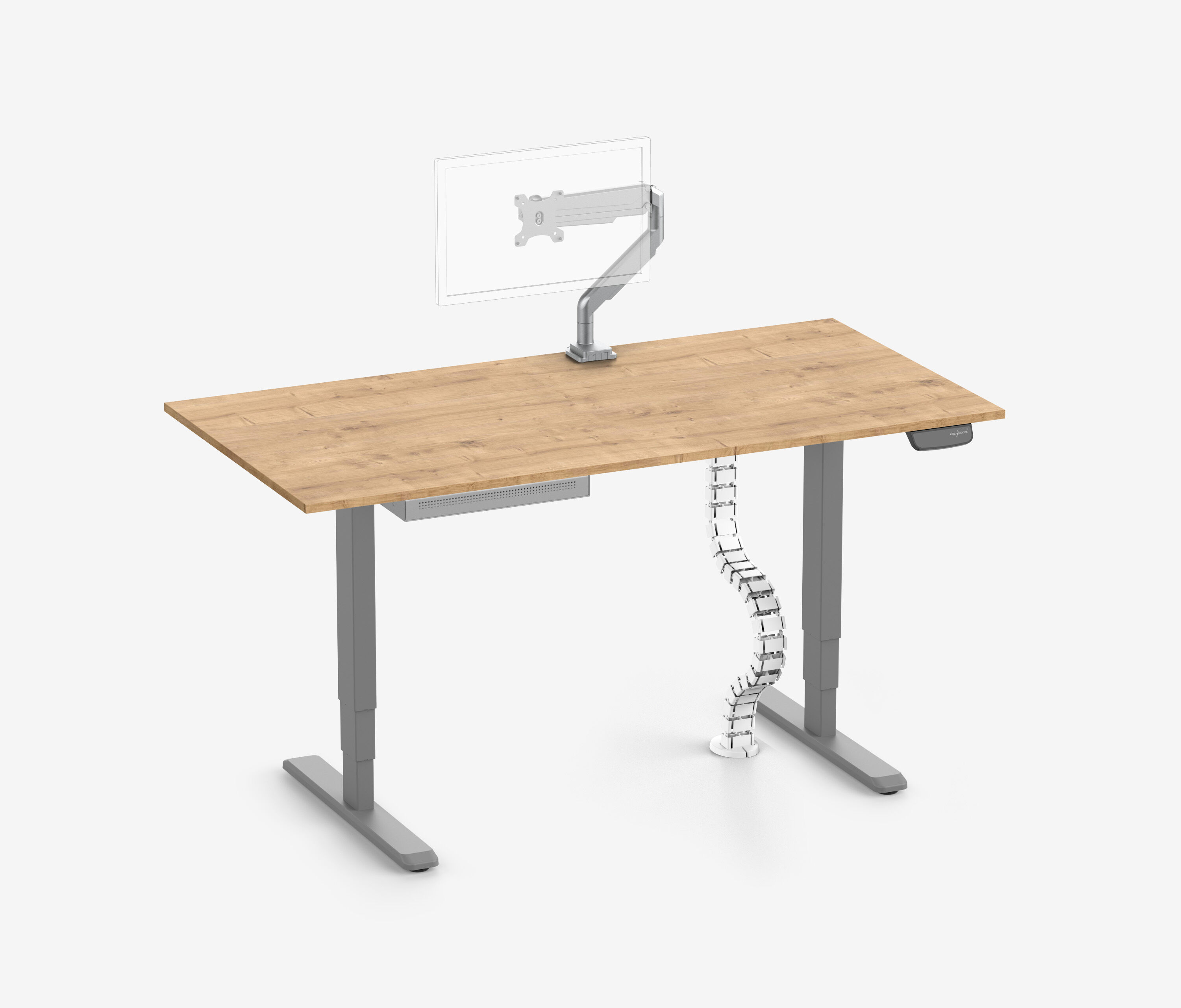 PRIMUS + cassetto Slimline, serpentina per cavi e supporto